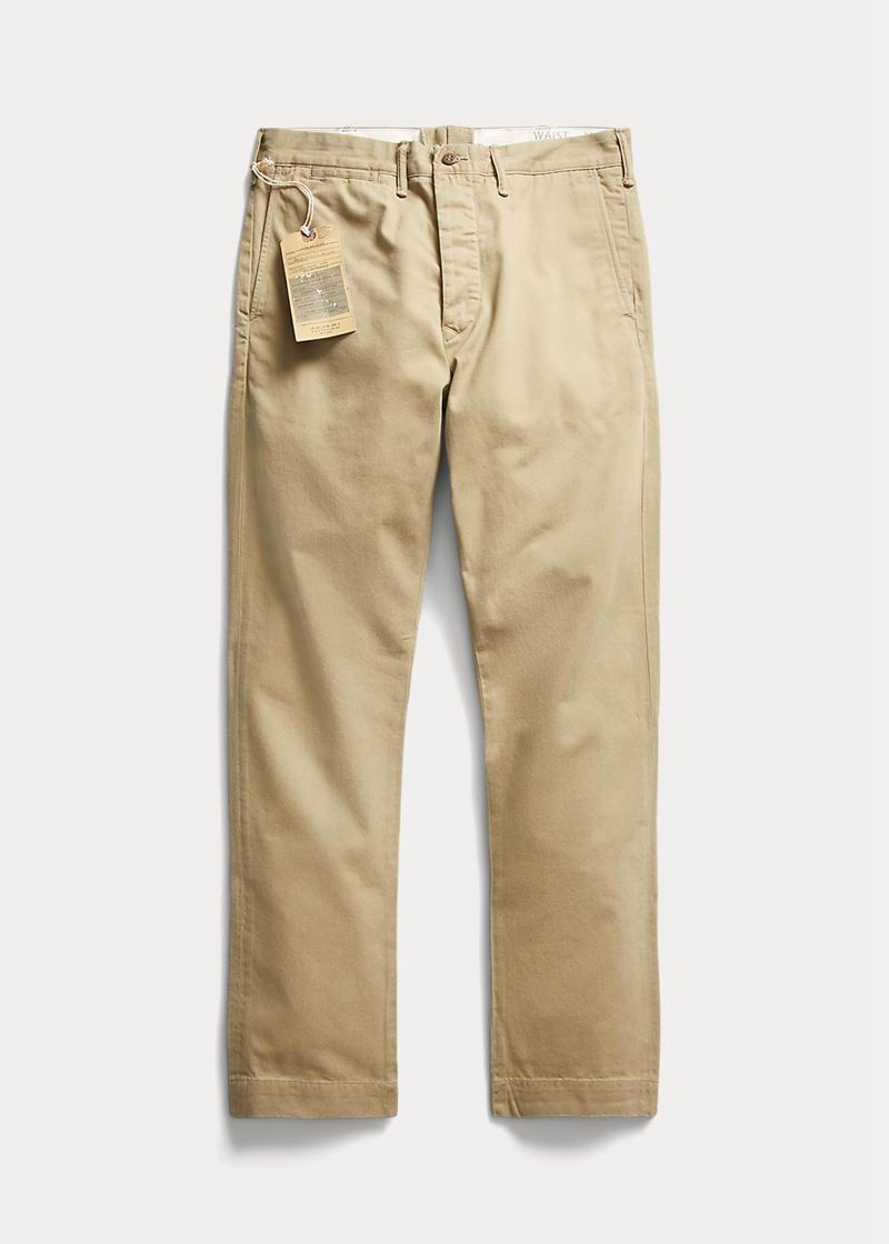 RRL パンツ メンズ カーキ スリム フィット チノ KTPCF5210